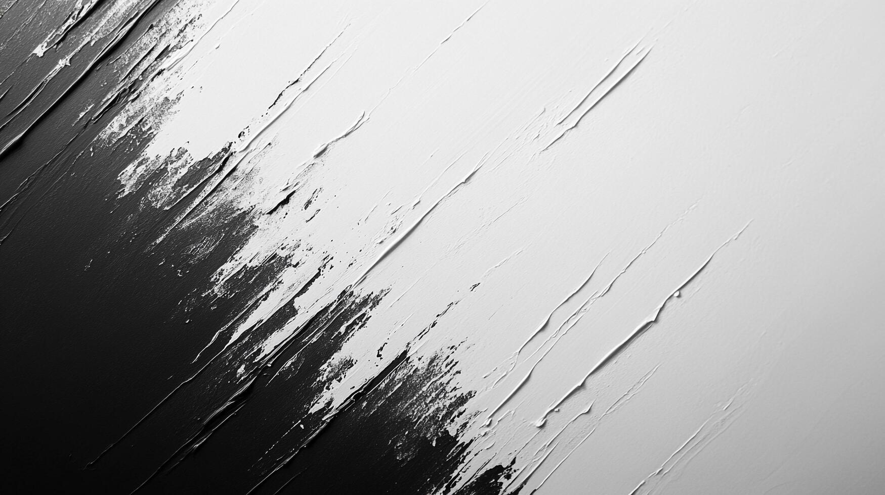 This abstract image showcases a bold blend of black and white textures, bringing together a striking visual dynamic that embodies modern artistry and expression. photo