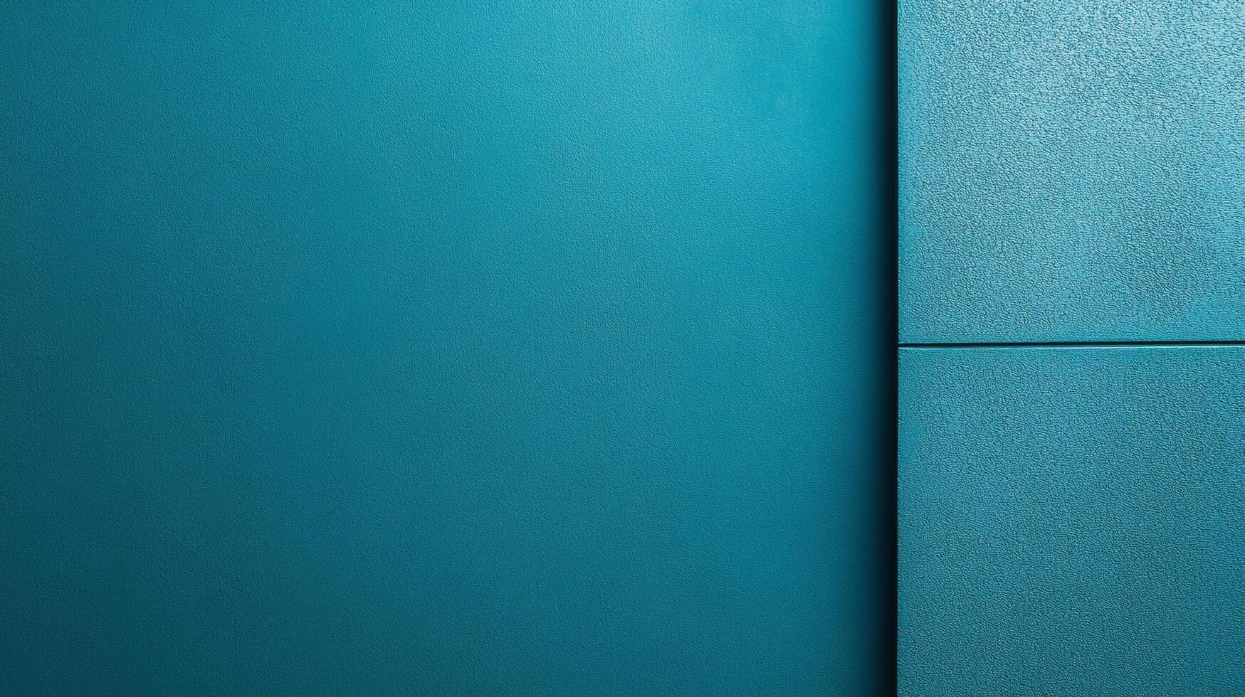 An elegant display of a smooth teal wall featuring minimalistic lines, capturing the essence of modern design through textures and colors that convey calm. photo