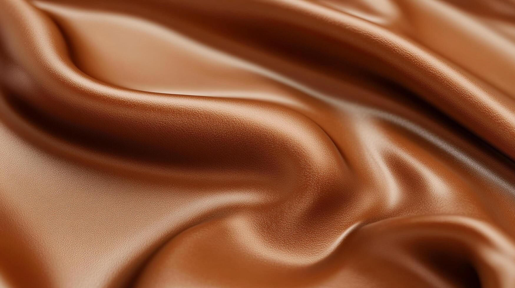 Smooth, flowing texture creating subtle waves, reflecting light. A warm, inviting tone adds depth and dimension to the abstract design. photo