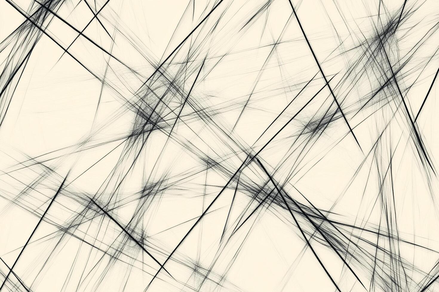 Abstract lines create a chaotic yet artistic composition against a light background, hinting at complexity and movement in a simple design. photo