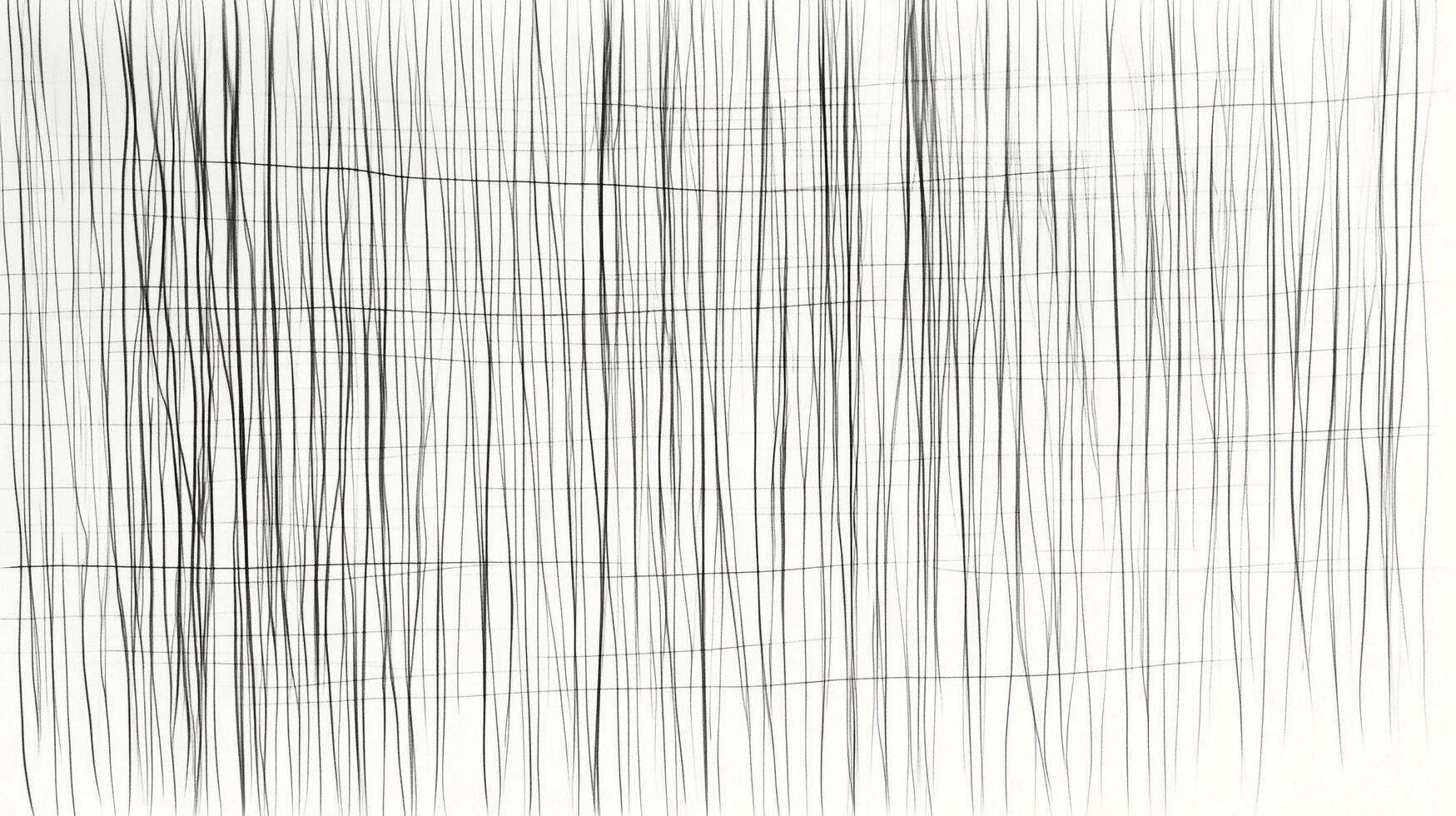 Abstract monochrome image displaying a minimalist artwork with fine lines forming a patterned arrangement, creating a visual texture. photo