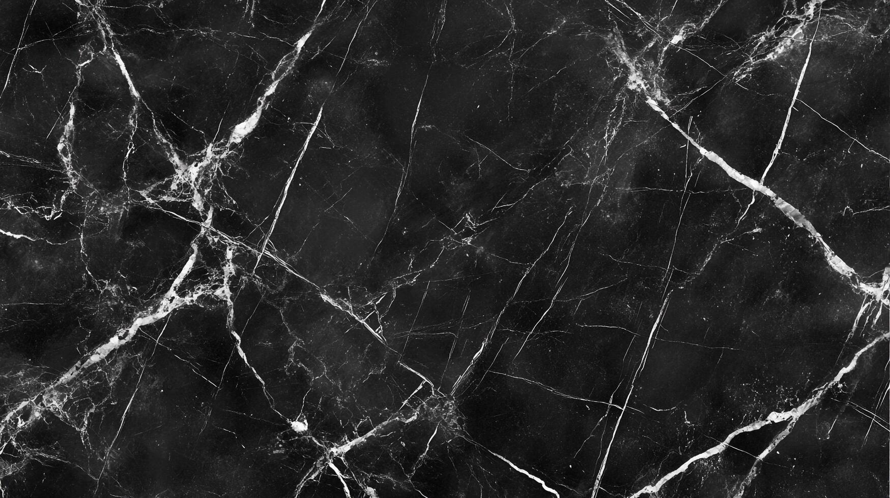 An abstract black marble texture with striking white veining creates a luxurious and modern look. Perfect for backgrounds and design elements. photo