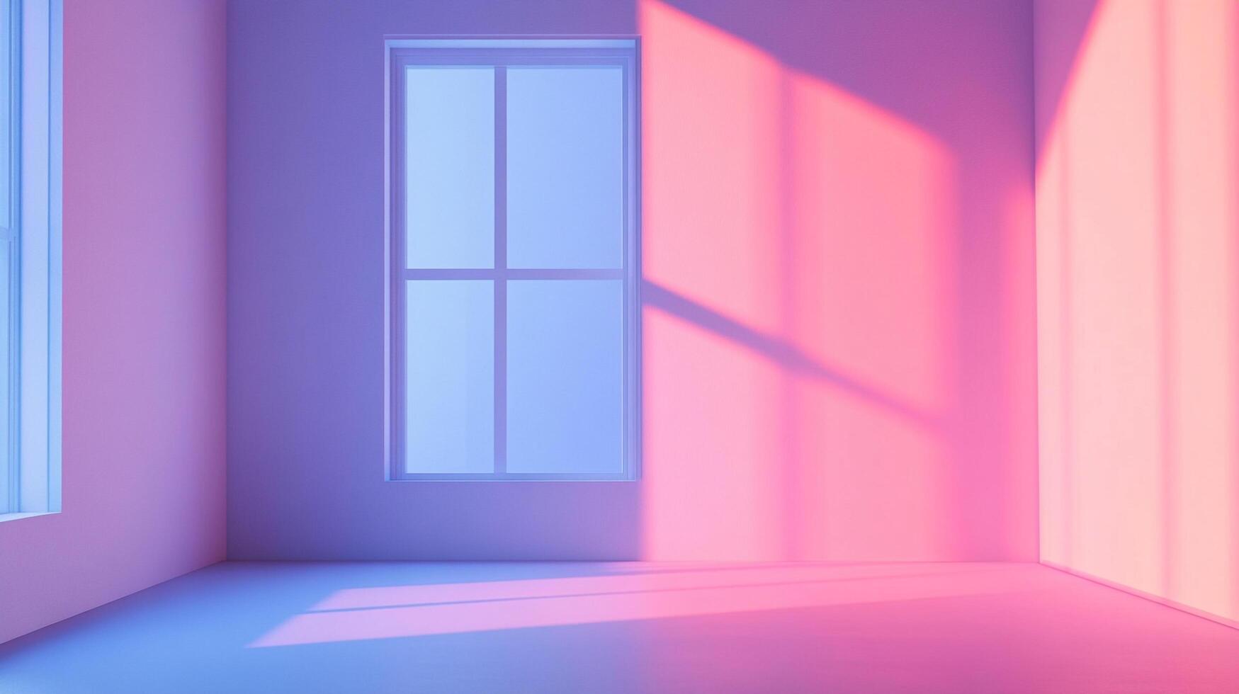 Sunlight streams through windows, casting vibrant hues across the room, creating a serene and dreamlike ambiance, perfect for relaxation. photo