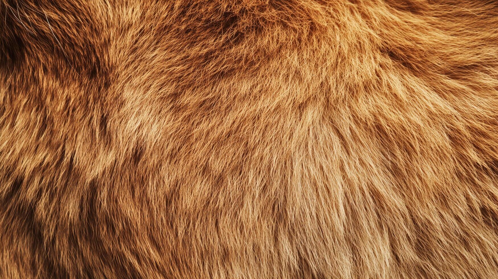A close up of soft fur creating a warm and textured visual. The light reflects to show the soft details of the fuzzy hairs. photo