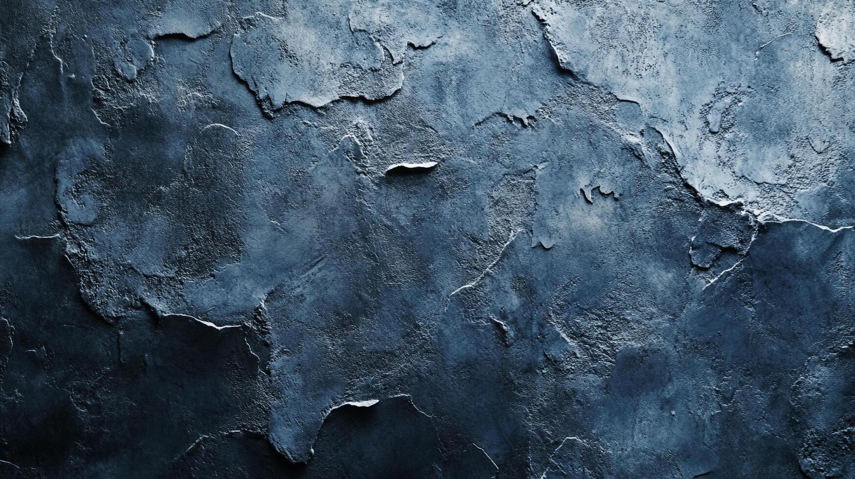 Dark, textured surface with layers and cracks resembling stone or weathered material, ideal for backgrounds or artistic effects. photo