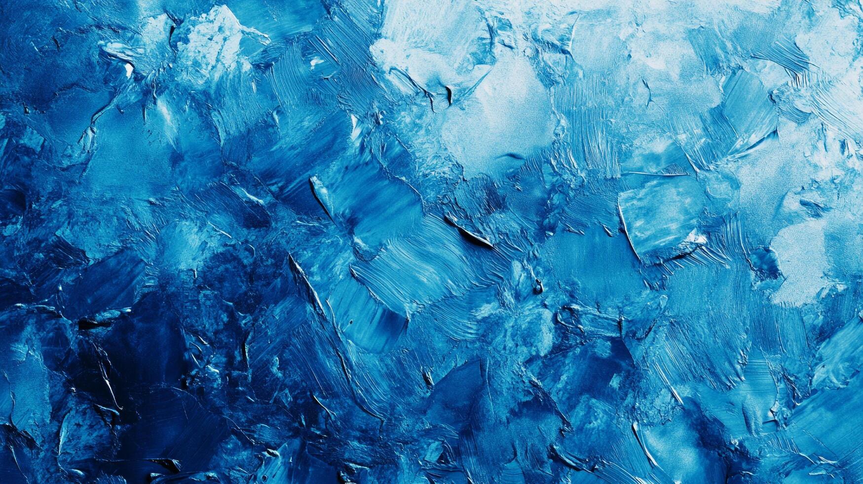 A captivating display of textured blue paint strokes, creating a dynamic and visually engaging abstract composition. photo