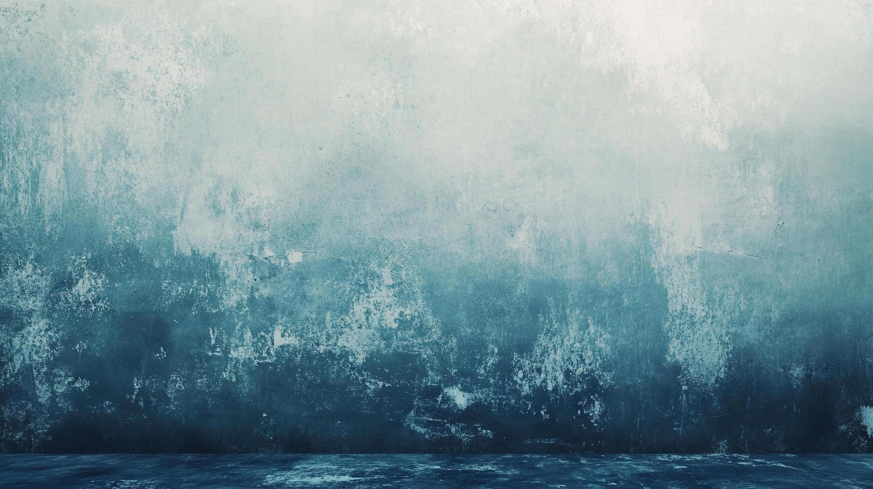 Abstract cyan background with grunge texture and mottled surface, perfect for design elements and artistic compositions. photo