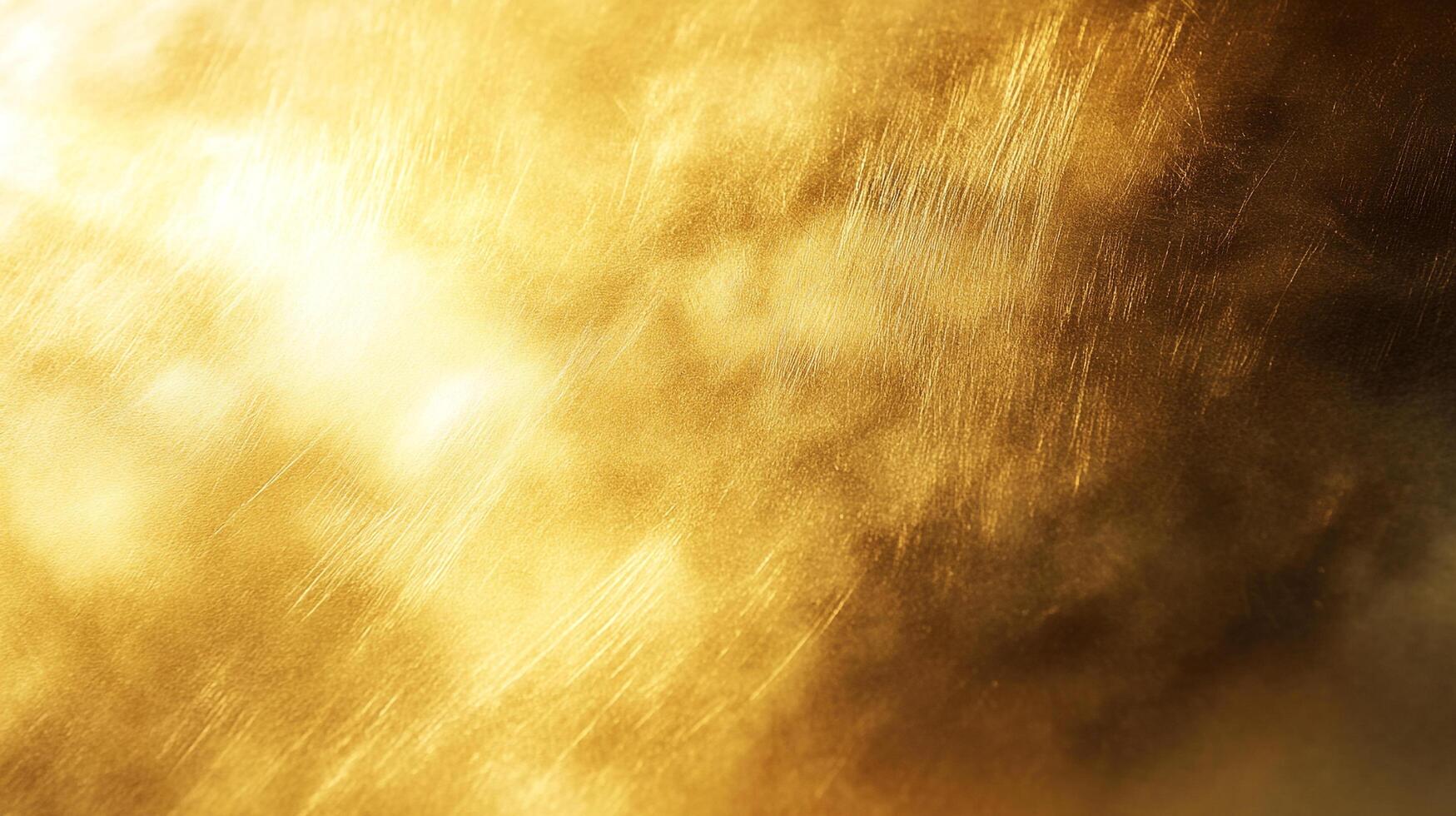 Radiant gold surface texture with subtle patterns, a mesmerizing dance of light and shadow creating depth, perfect for backgrounds. photo