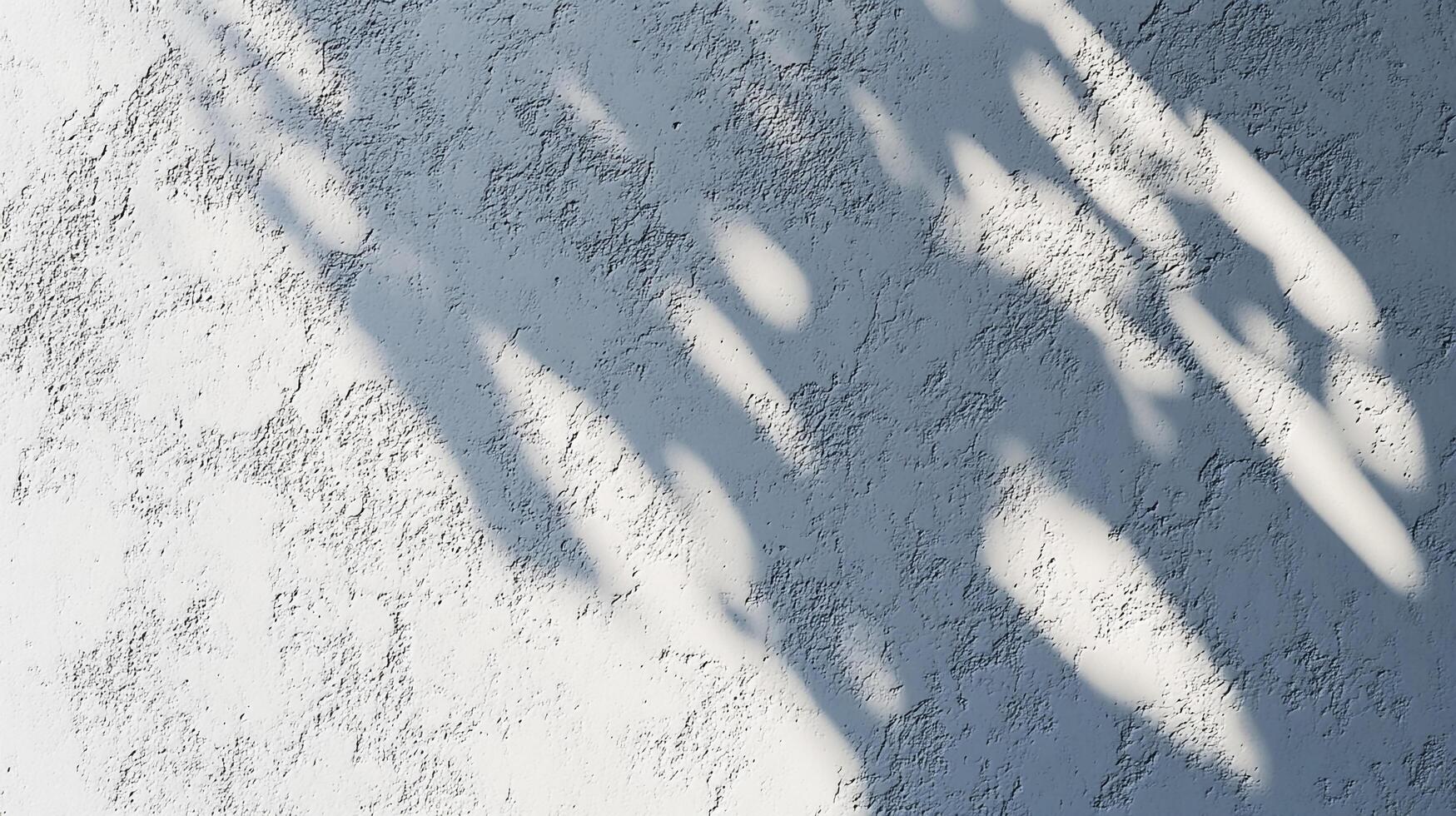 Abstract texture background of white wall with soft sunlight shadows creating a modern minimalist aesthetic with natural light and shadow play. photo
