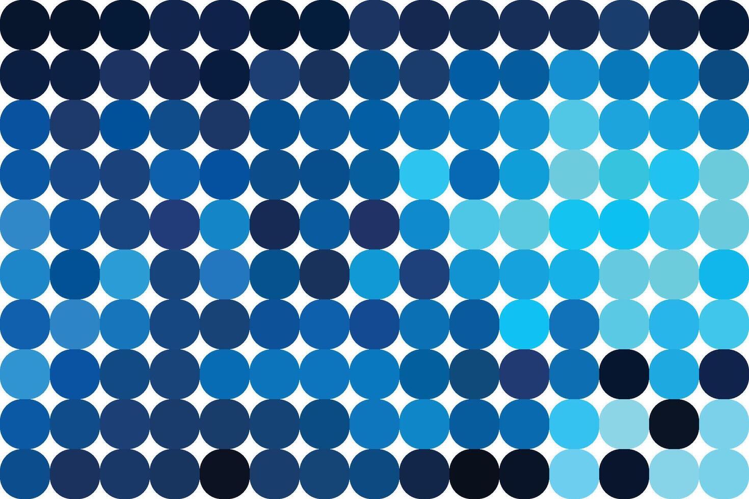Mosaic Rounded Abstract in blue colors Background, suitable for any business vector