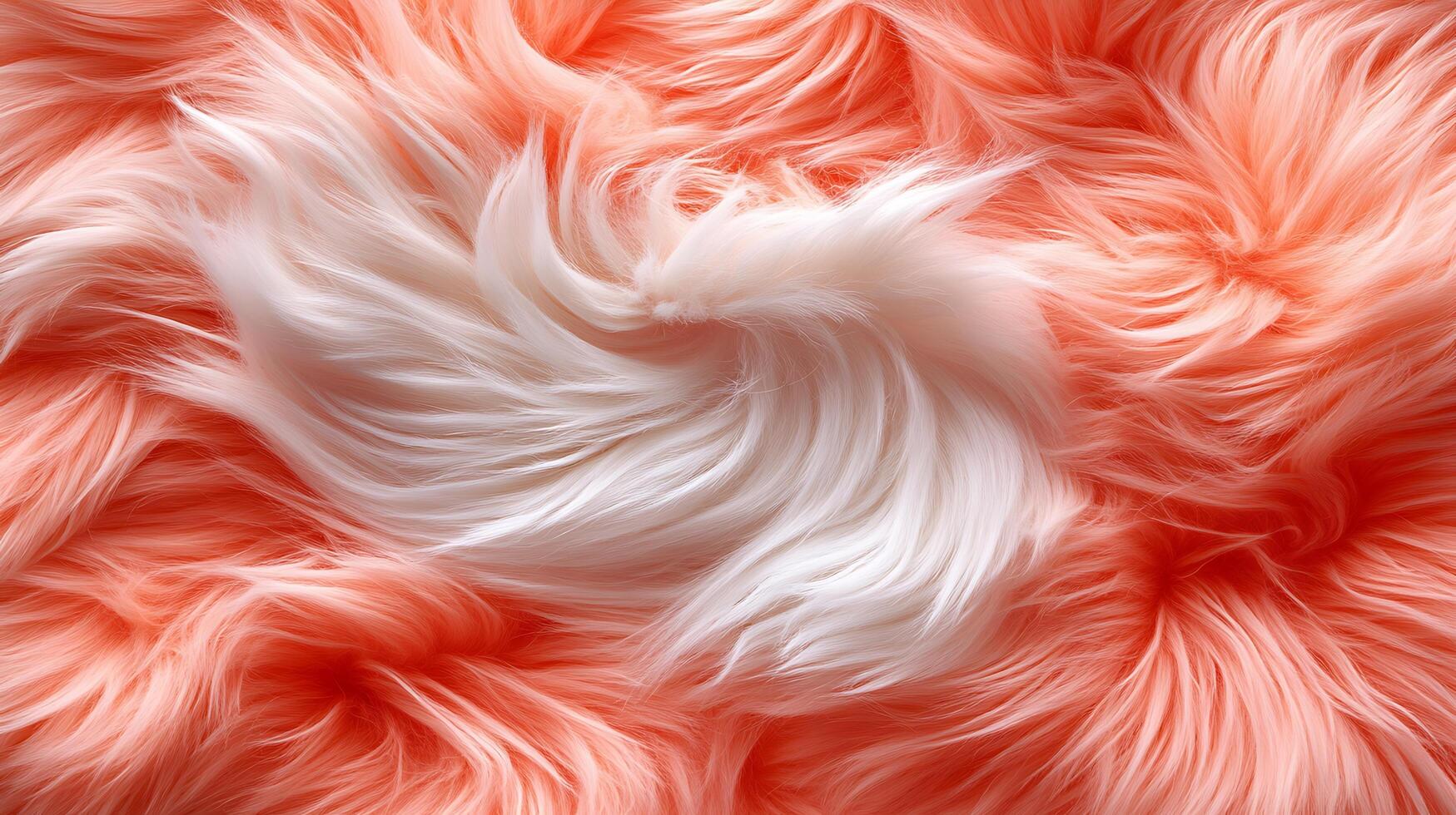 A close up of a fluffy white fur photo