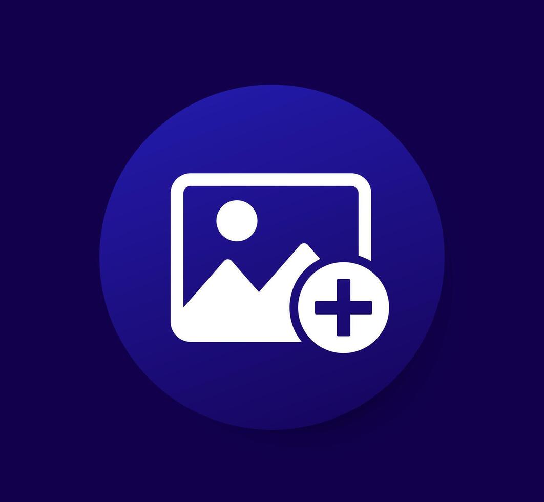 add image or photo icon design vector
