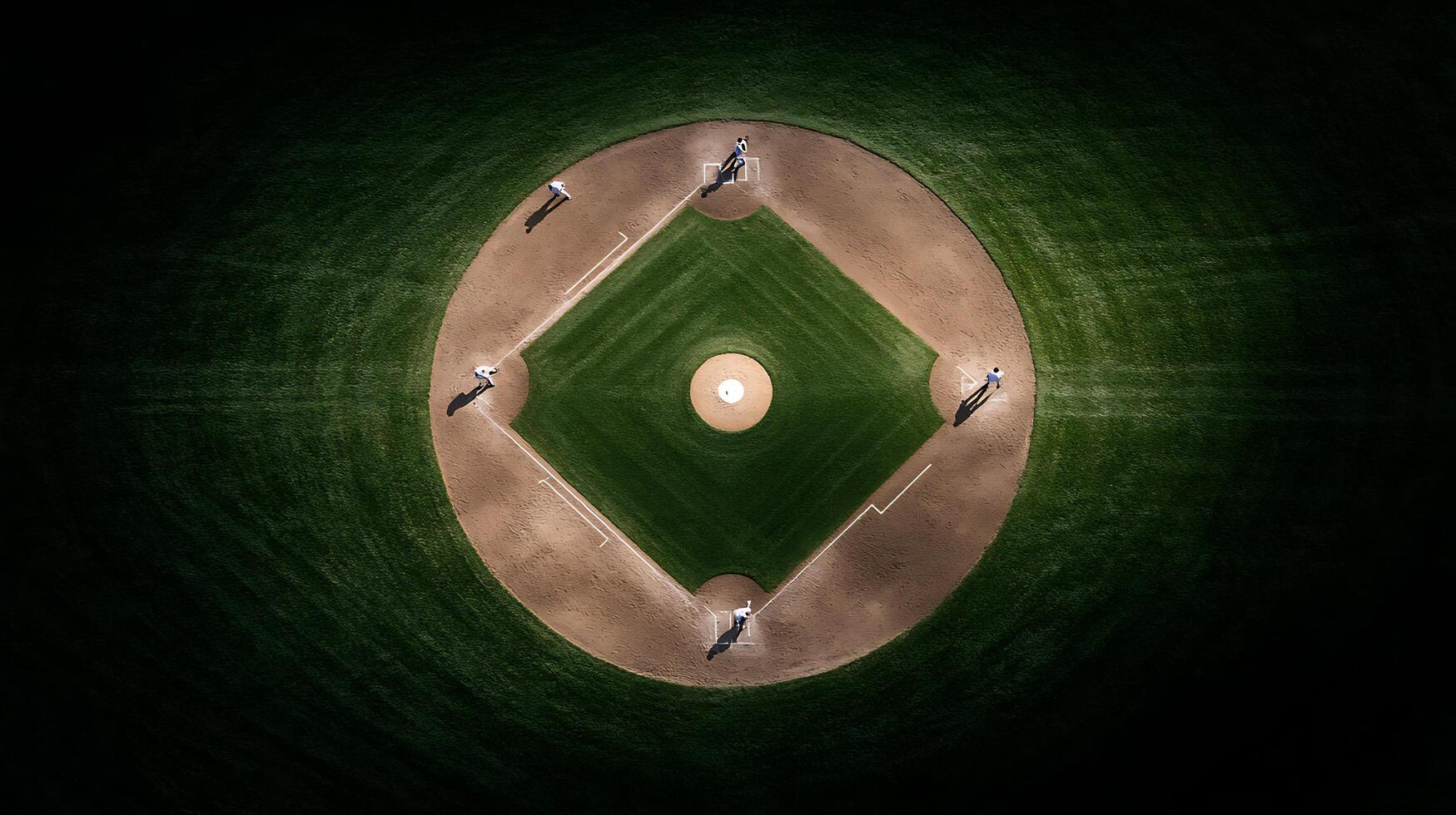 A baseball diamond photo
