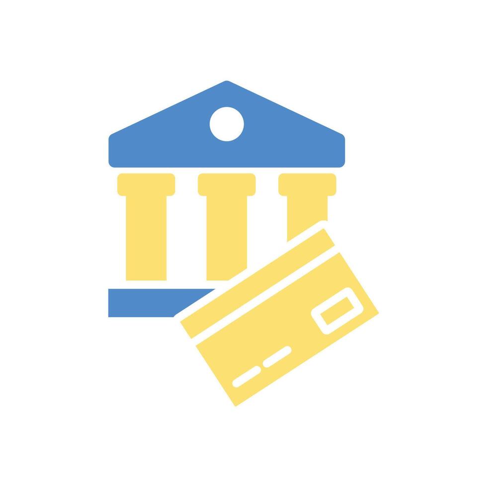 credit card icon colours vector