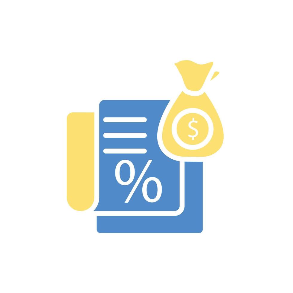 loans icon colours vector