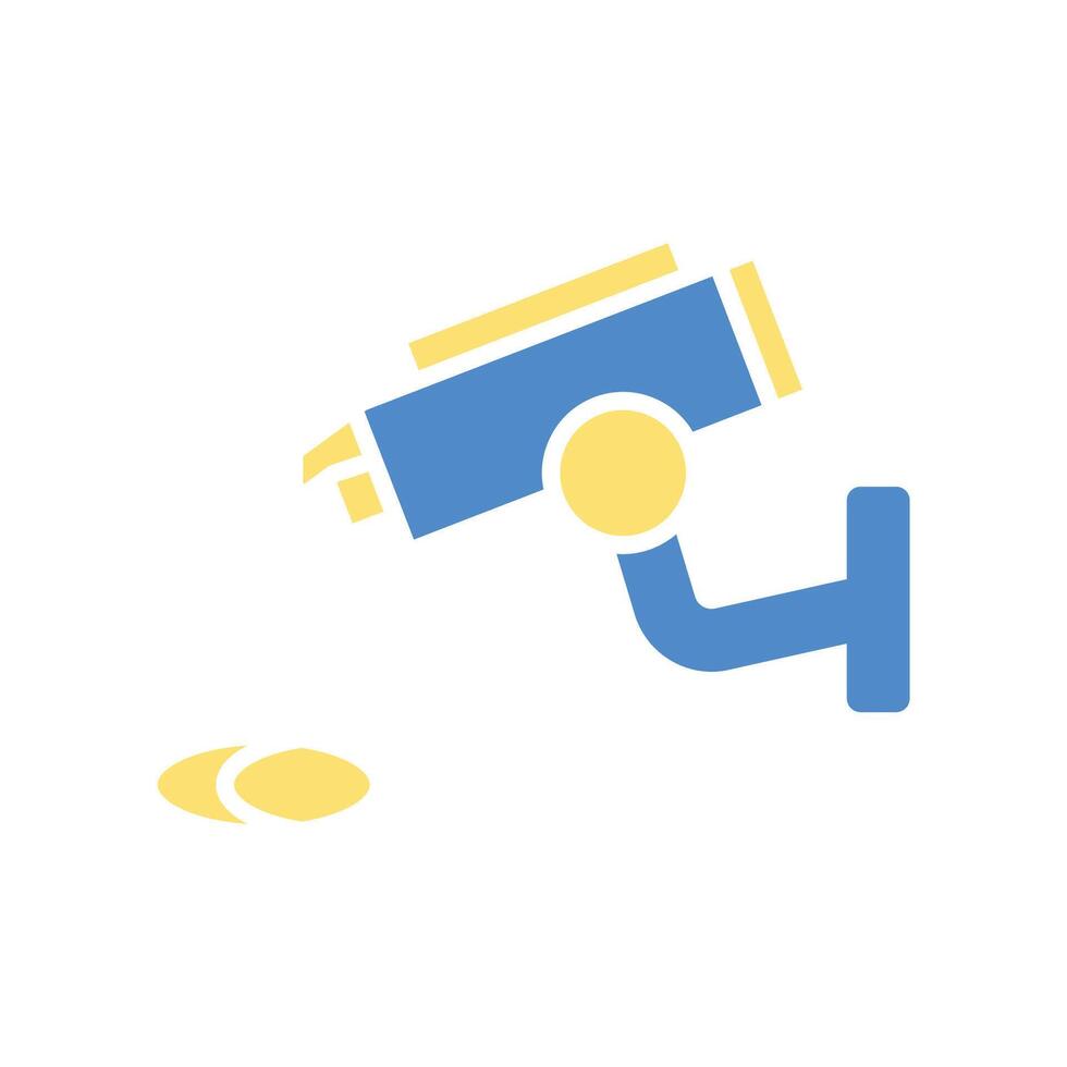 Security camera icon Editable stroke.linear style vector