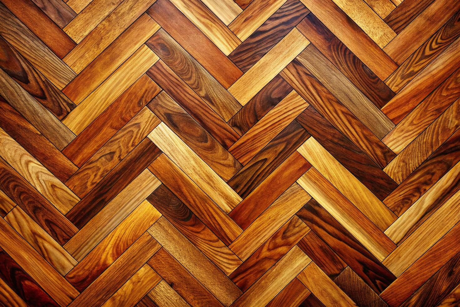Geometric Parquet Flooring in Chevron Layout with Natural Wooden Texture and Rich Color Tones Warm and Elegant Pattern Background photo