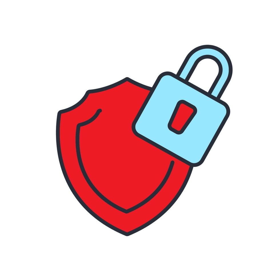 permission colours icon vector