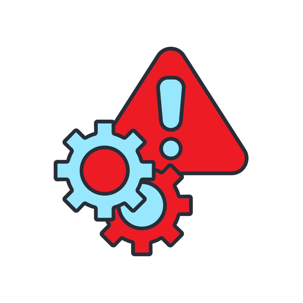 risk icons isolated White Background. vector