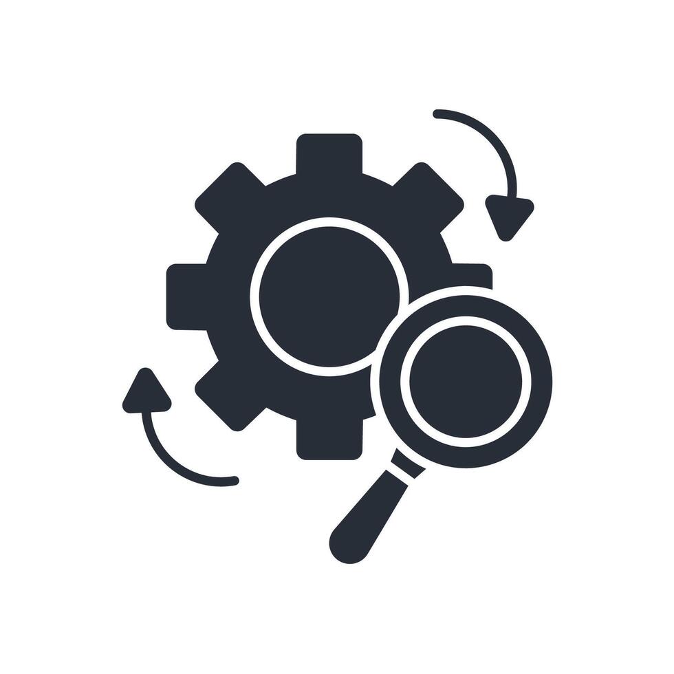 diligence icons black vector