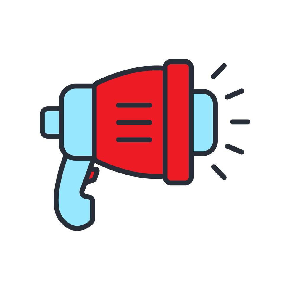 marketing icons colours style vector