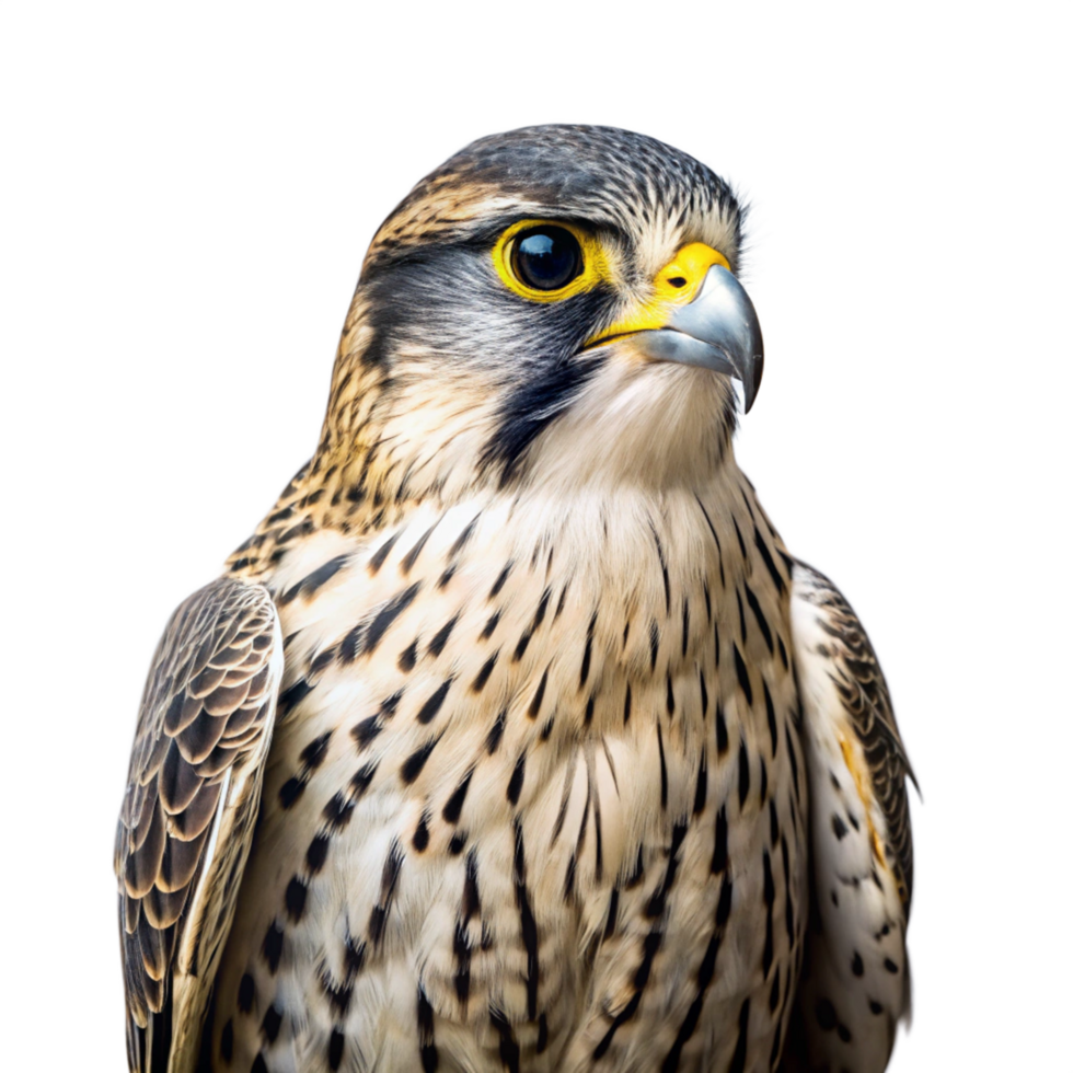 falcon is isolated on transparent background png