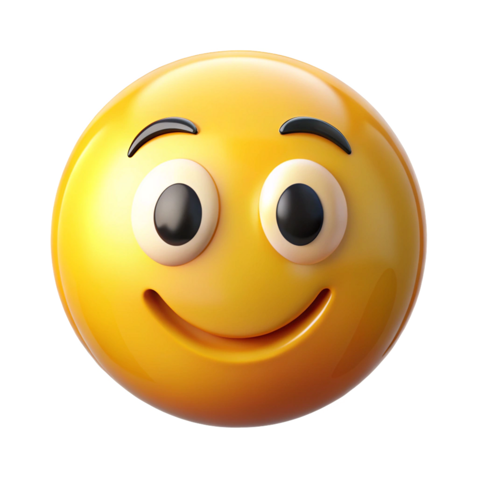 a emoji that signifies hope is isolated on transparent background png