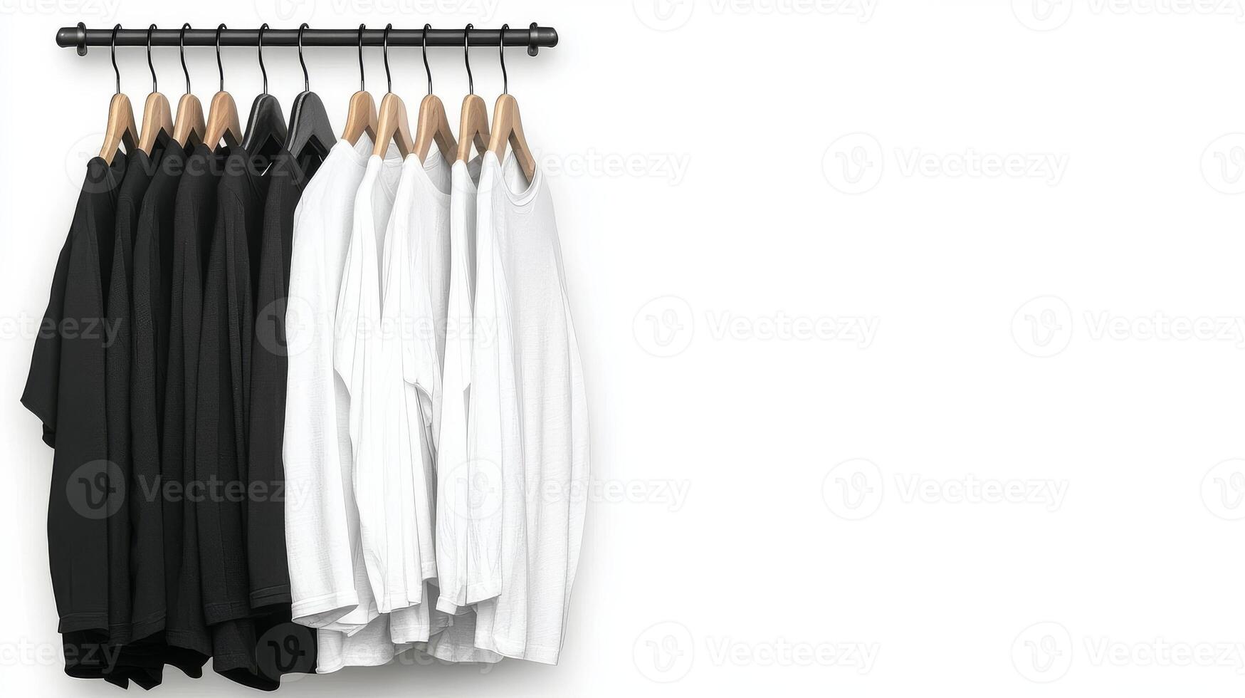 Basic long sleeve shirts black white photo