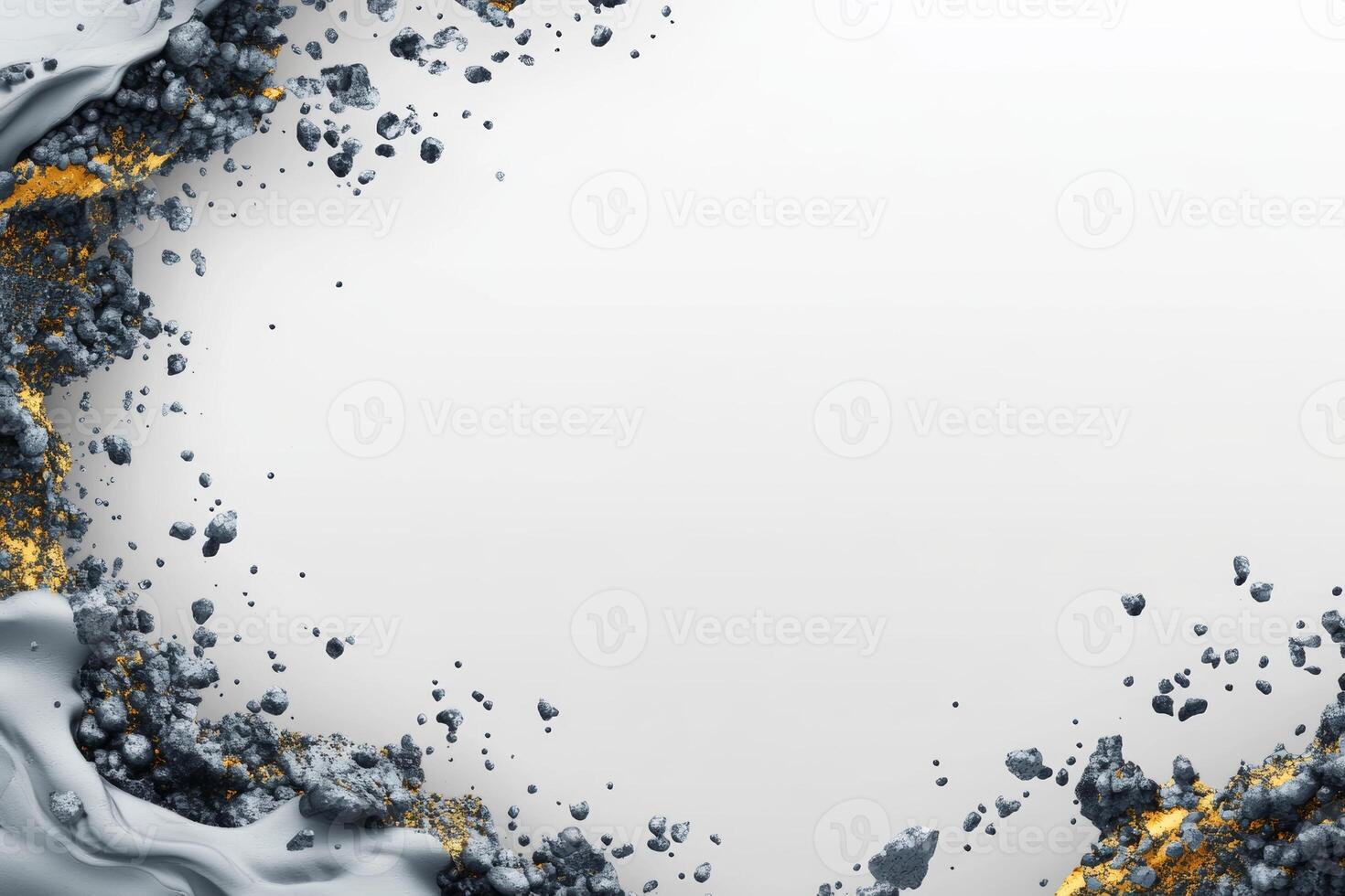 Metallic textures and artistic patterns in abstract design photo