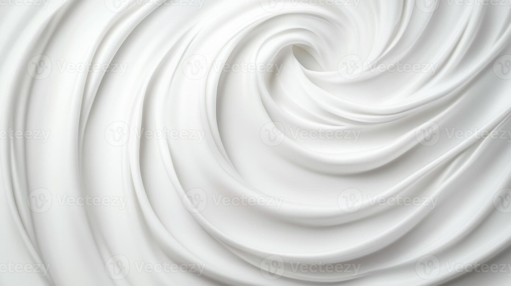 Swirling patterns of creamy white texture on a smooth surface photo