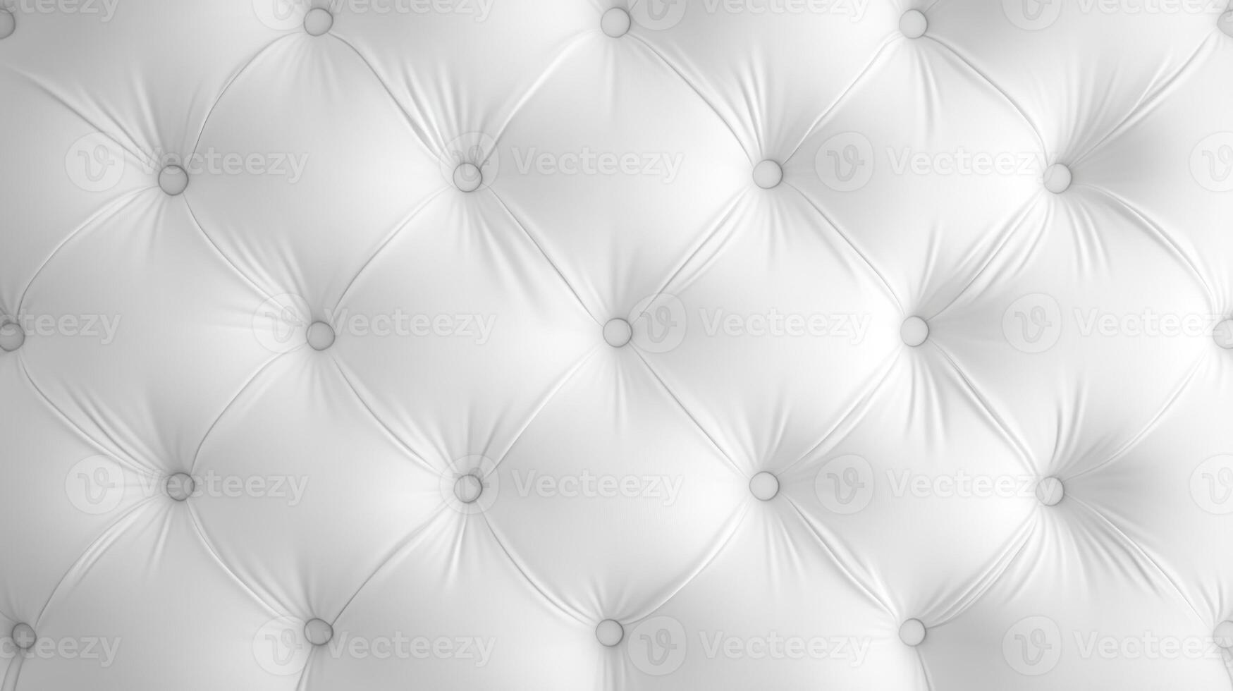 Soft white tufted fabric texture for interior design projects photo