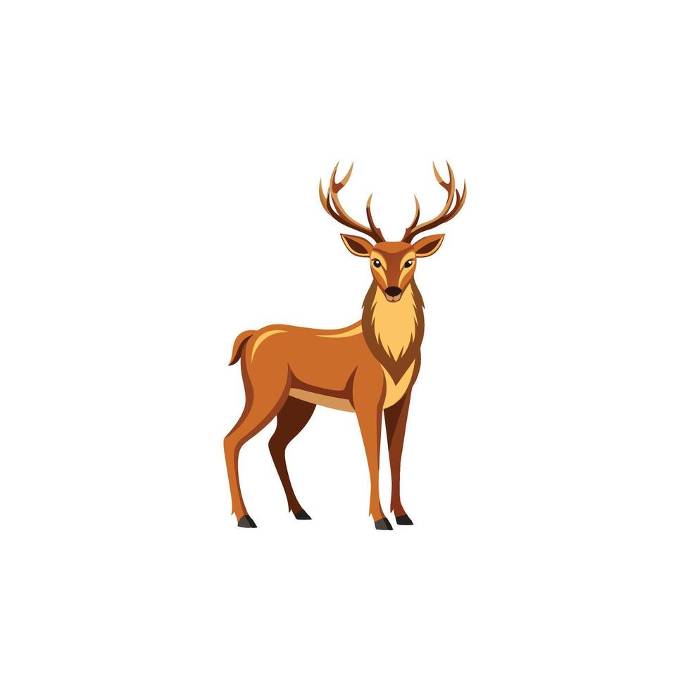 Silent Guardian The Beauty of a Deer vector