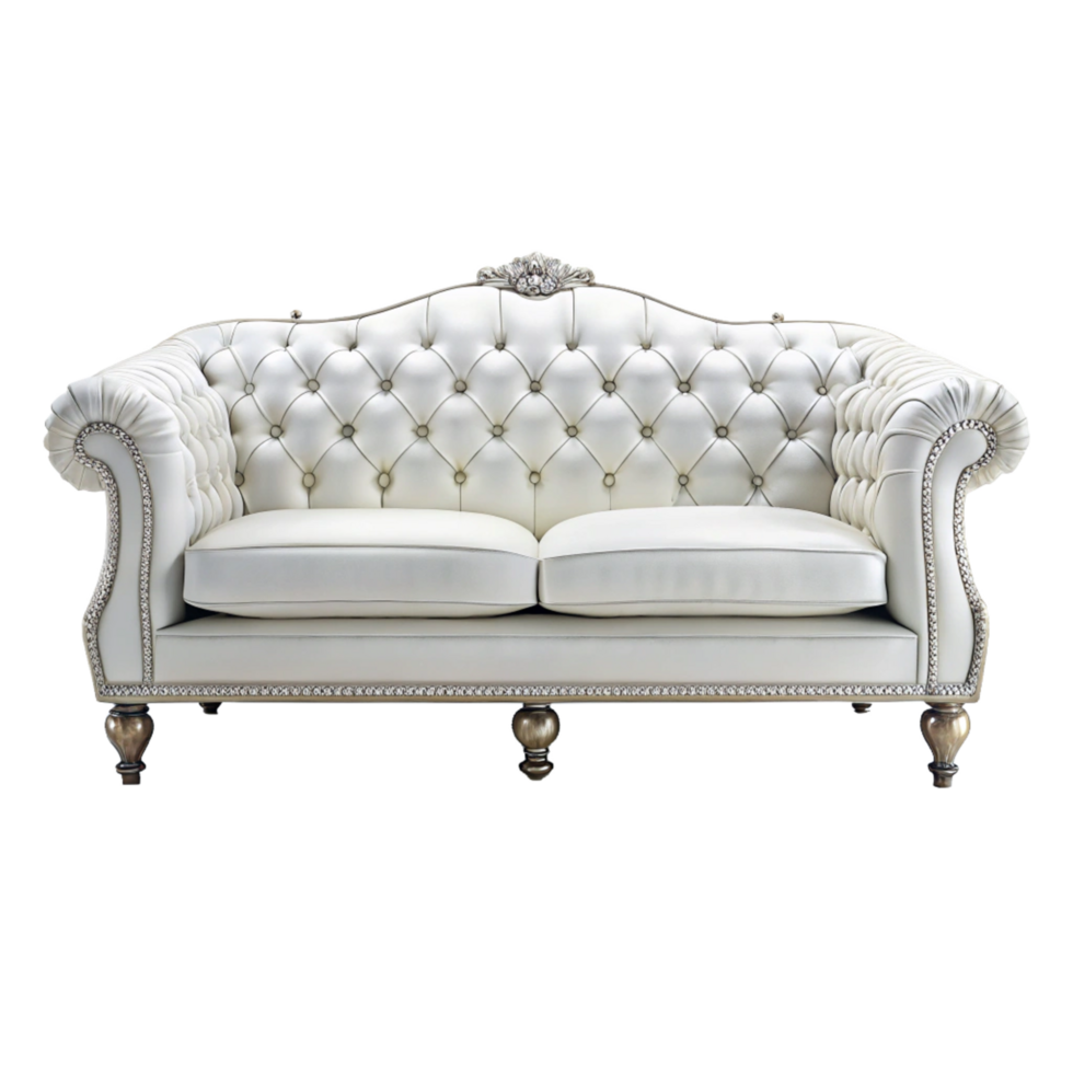 beautiful luxury sofa is isolated on transparent background png