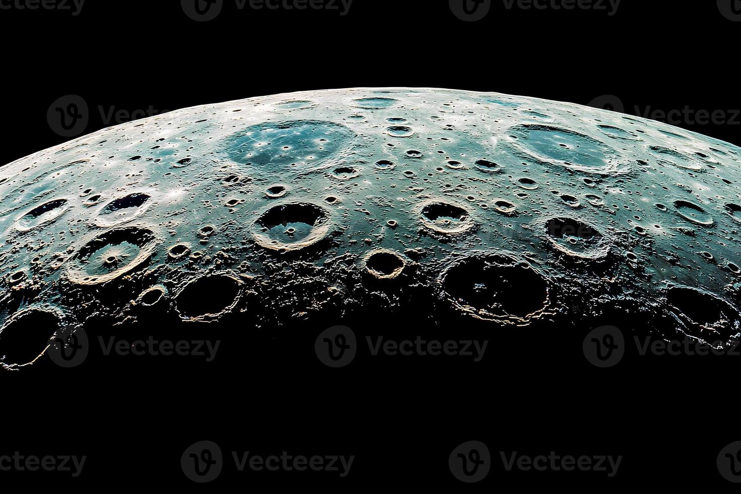 Close-up view of Planet Earth with water drops on its surface, isolated on a black background, highlighting the beauty of the planet photo