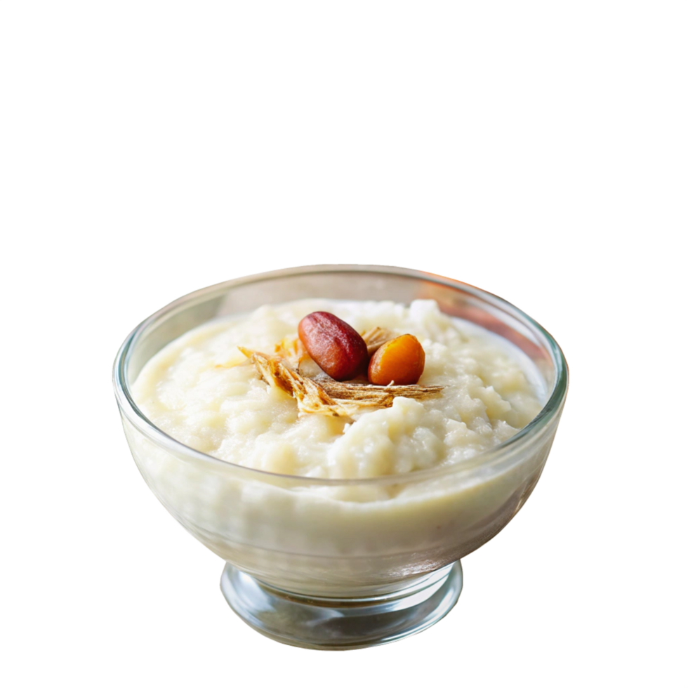 Ramadan Kareem afar sweet rice kheer is isolated on transparent background png