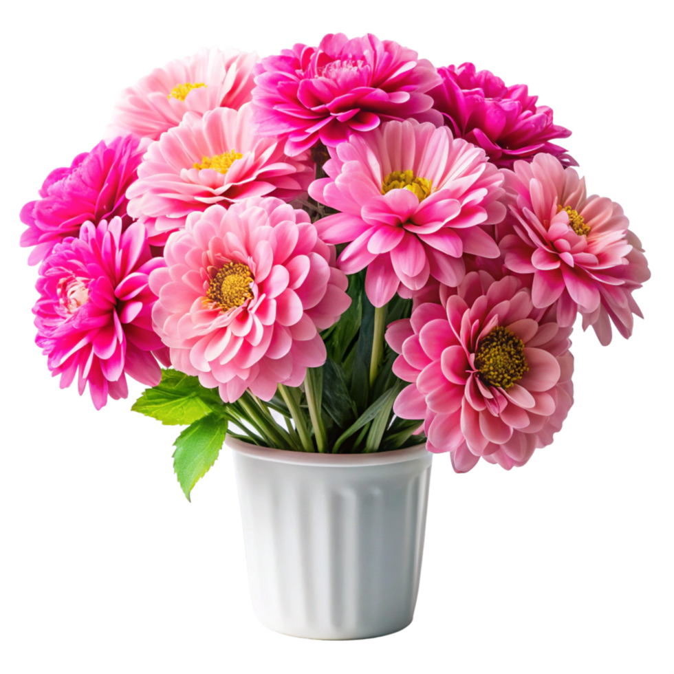 Real Touch pink Flowers For Home Decoration is isolated on transparent background png