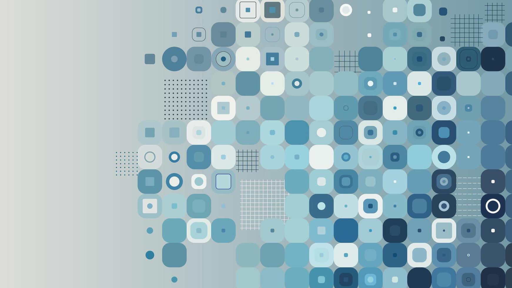 Abstract Geometric Background with Blue Square and Grid Pattern vector