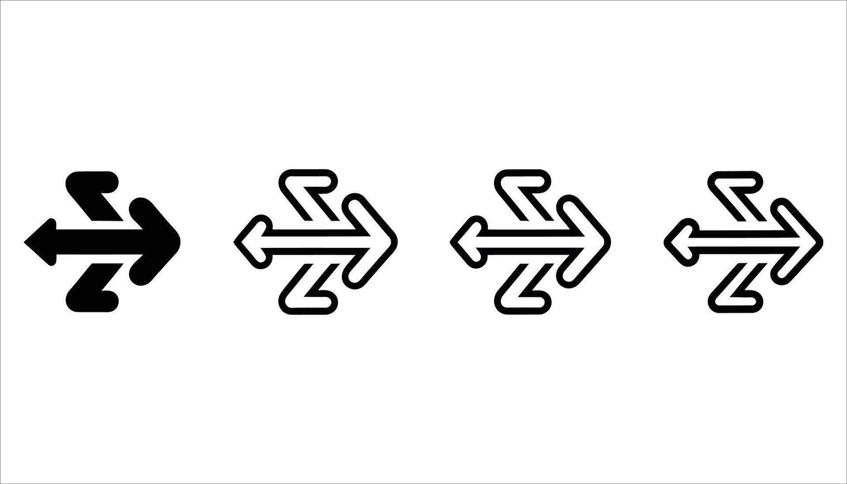 Right Arrow Pack. Forward, Next, and UI Design Elements vector