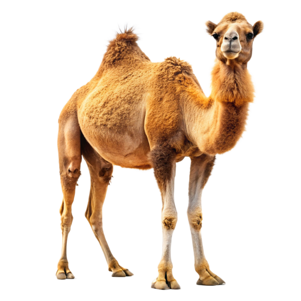 beautiful camel is isolated on transparent background png