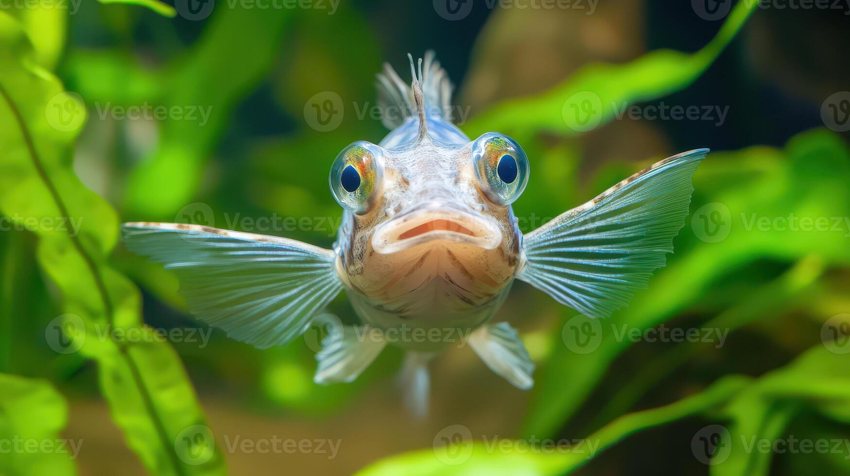 A fish with big eyes and a long nose photo
