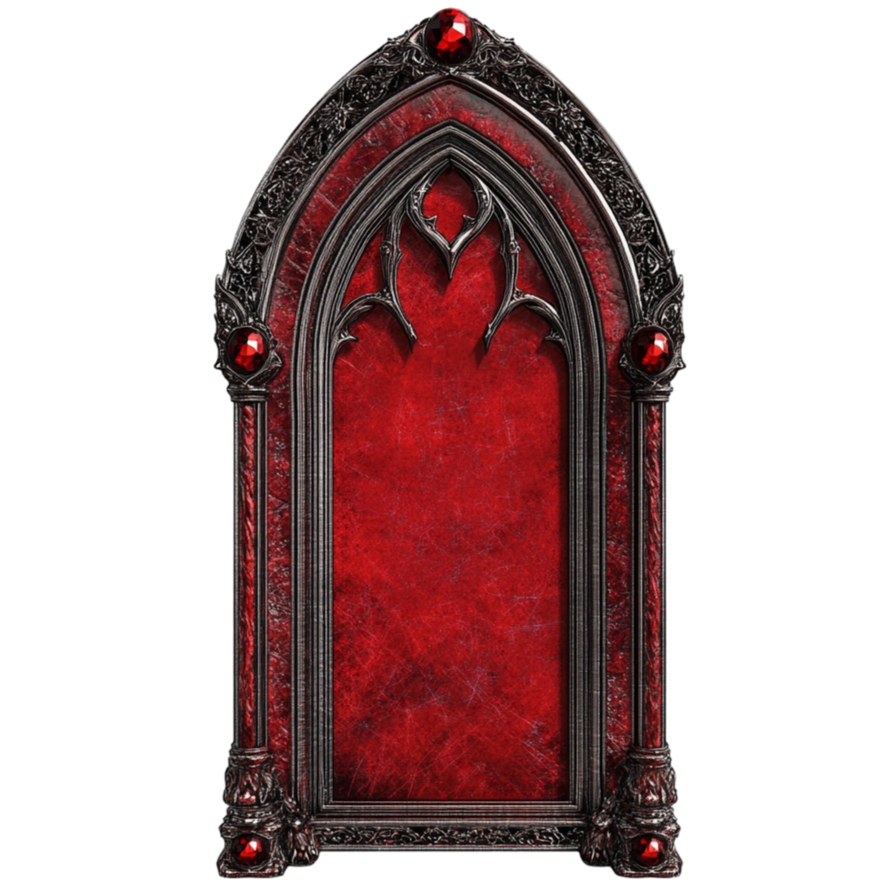 Bold And Striking Red Archway Symbolizing Entrance To A Grand Destination png