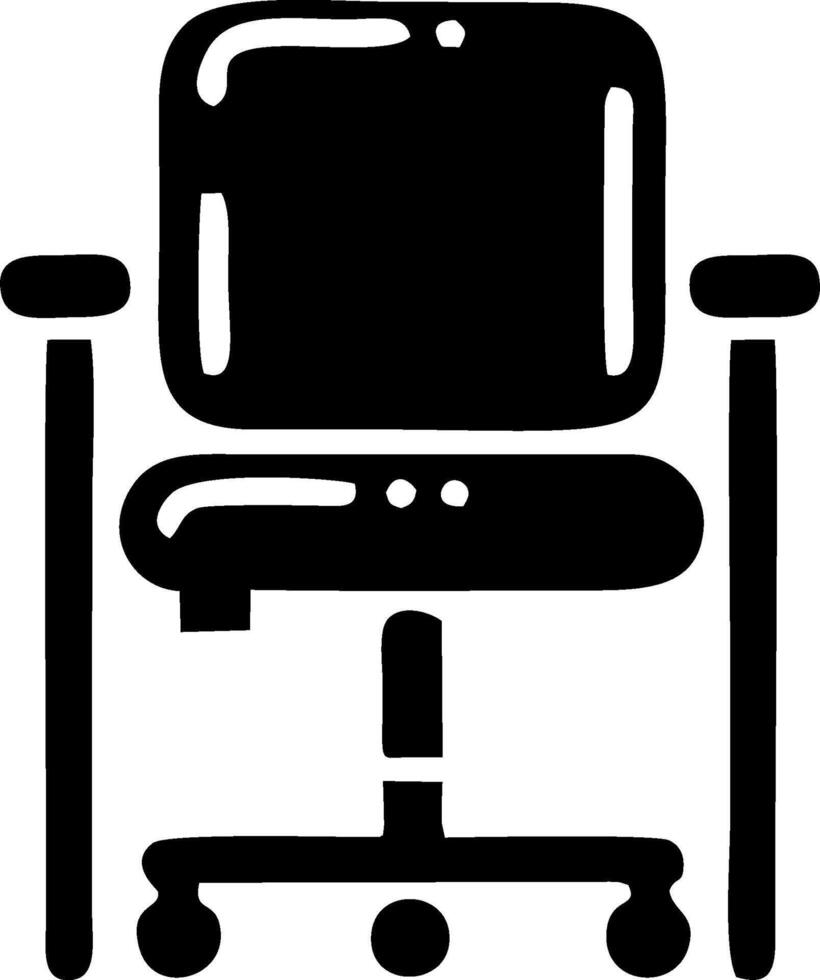 Office chair clipart vector