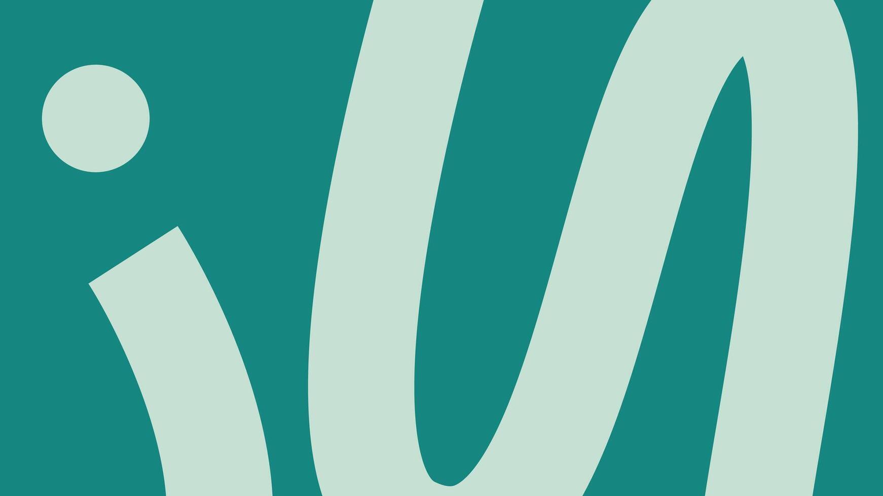 A contemporary abstract artwork incorporating bold typography inspired elements in teal and light green. Ideal for graphic design projects, posters, branding, and modern digital backgrounds. vector
