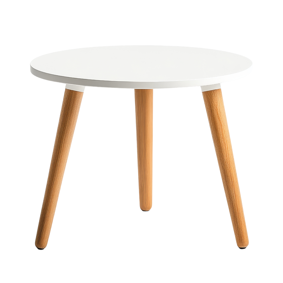 Stylish round table modern minimalist home furniture png