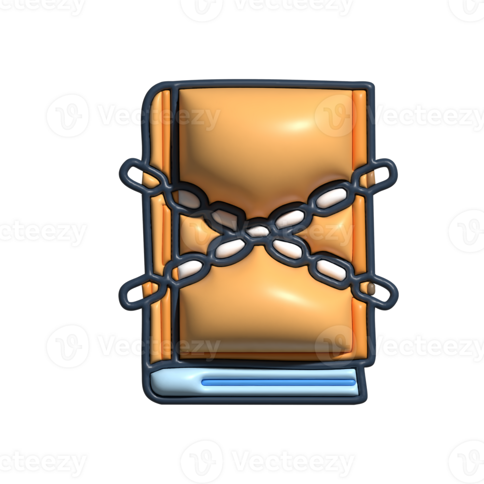 Forbidden Book Emoji Mysterious and Enchanted Tome Icon png