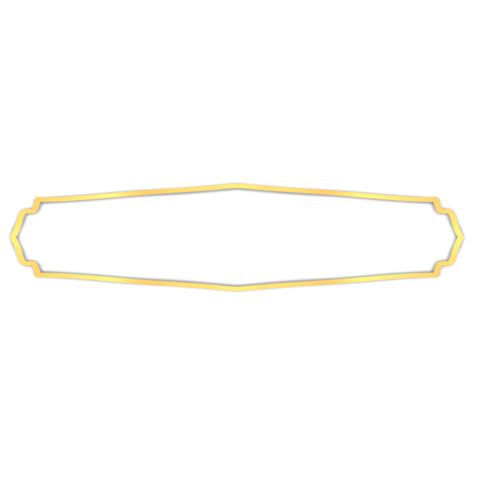 Islamic Rectangle Label Text png