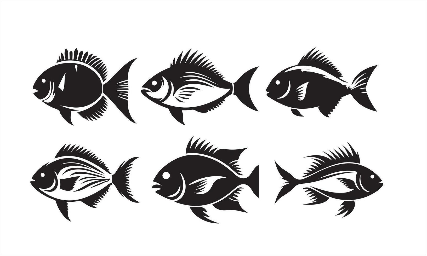 Vibrant Sea Fish Art vector