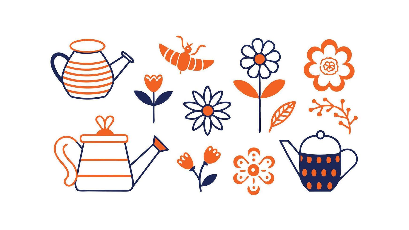 Autumn Cozy Vibes Pumpkins, Cat, Leaves, Tea, Fall vector