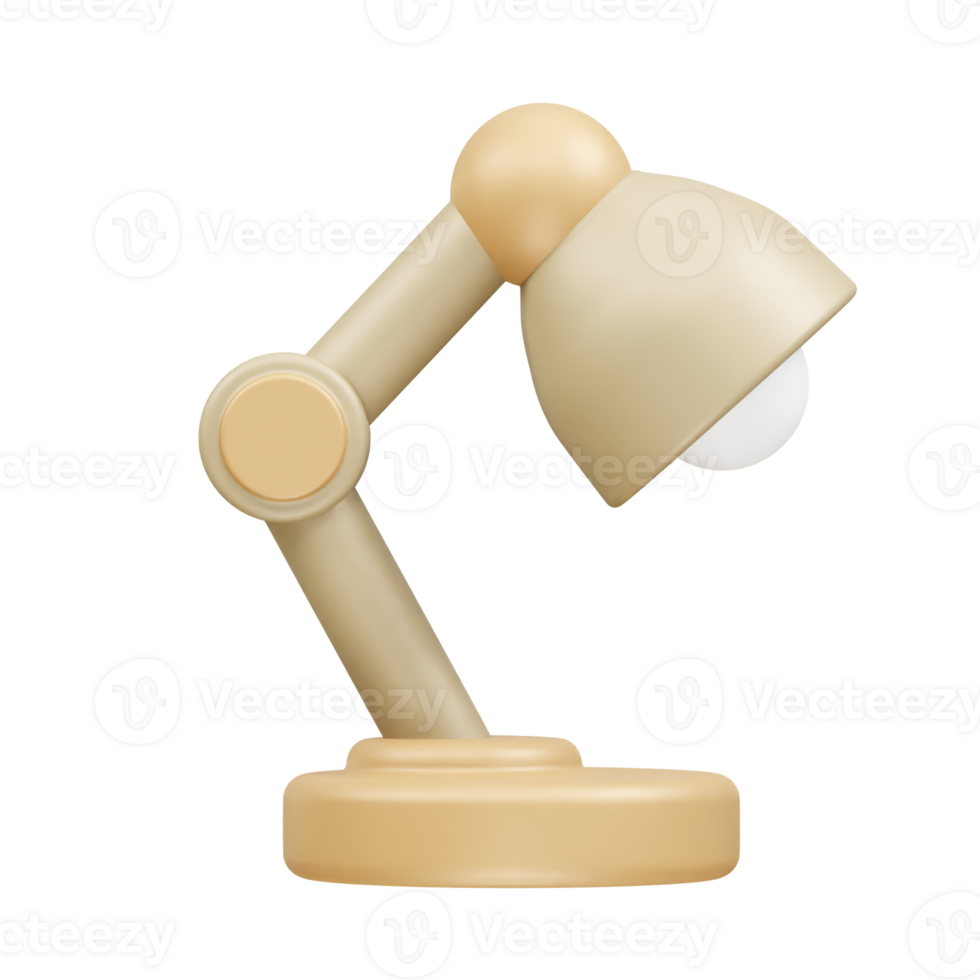 table lamp icon 3d render . Desk Lamp icon 3d render Table lamp icon 3d render illustration png