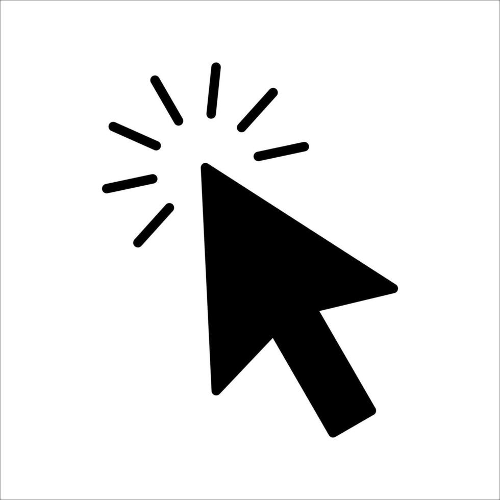 The kursor flat design.. Background white. vector